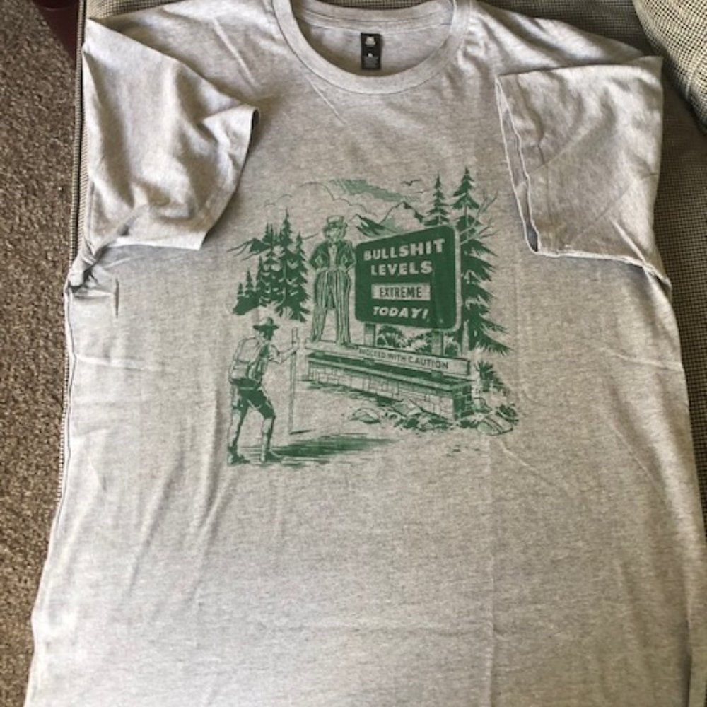 Funny outdoor nature shirt. Size is an XL